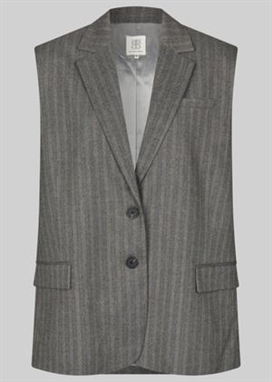 Hollanda oversize waistcoat Dark Grey Melange Second Female 